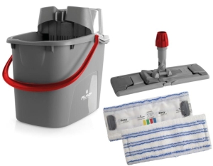 FIL 0000SE2815UB FILMOP EASY WASH ZESTAW WIADRO 15L Z WYCISKACZEM +STELAŻ Z MOPEM (CZERWONY) 