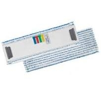 FILMOP MOP GLOBO SKILL-FUR MIKROFAZA 40CM CM BIAŁY Z NIEBIESKIMI PASKAMI